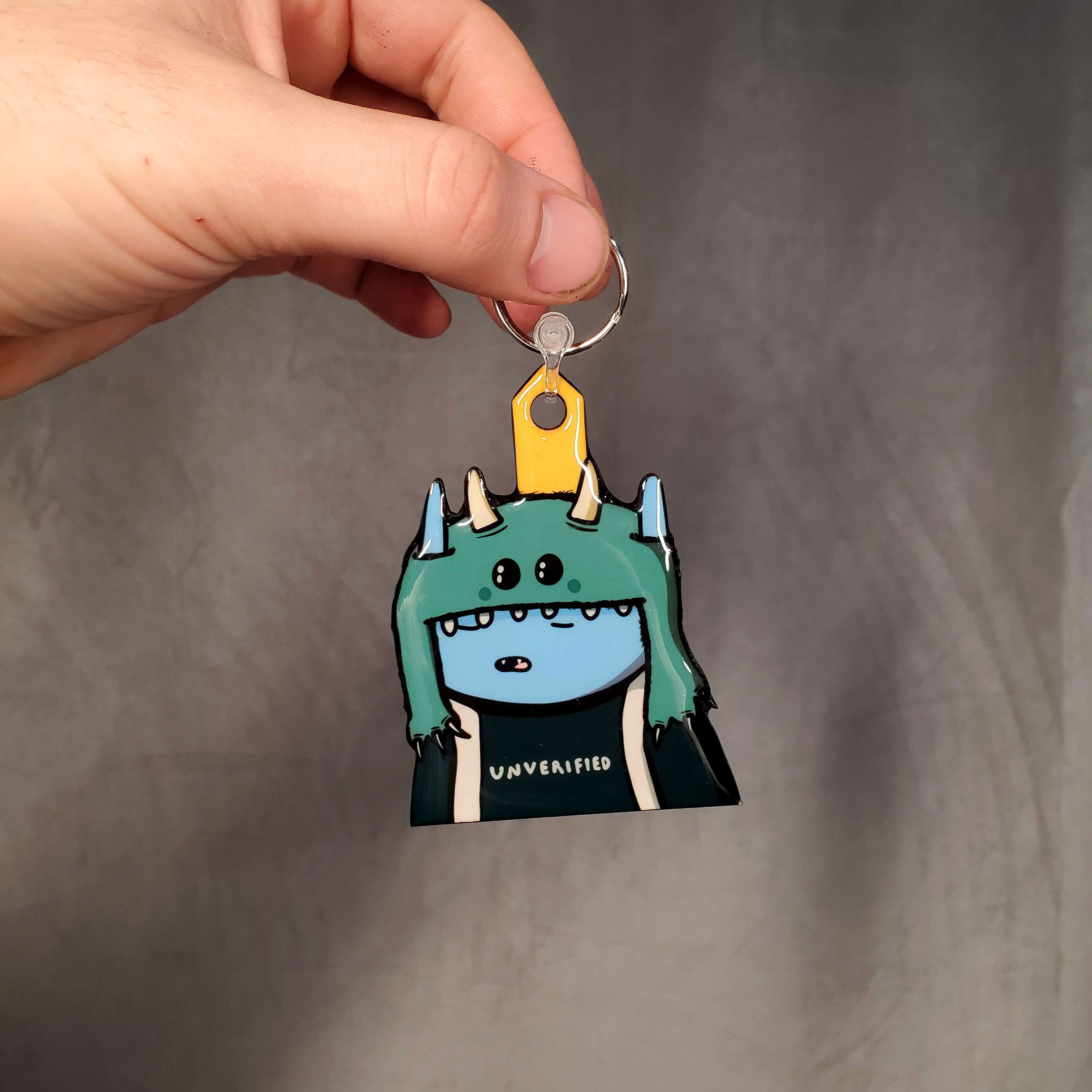 Custom NFT Silhouette Keychain (+$24.99)