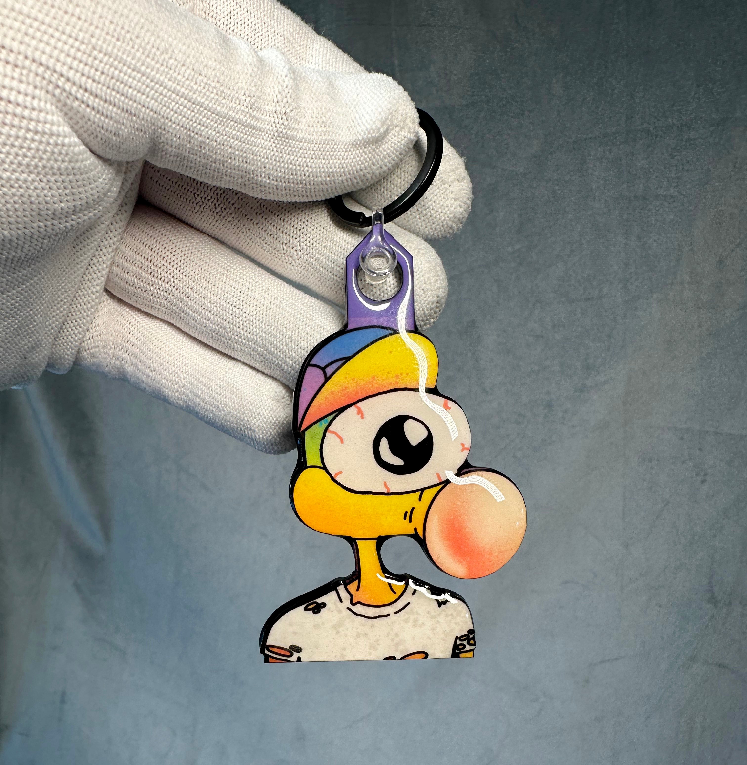 Custom NFT Silhouette Keychain (+$24.99)