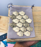 14K Gold Plated (Brass) Pendant and 18K Gold plated chain (+$159.99)